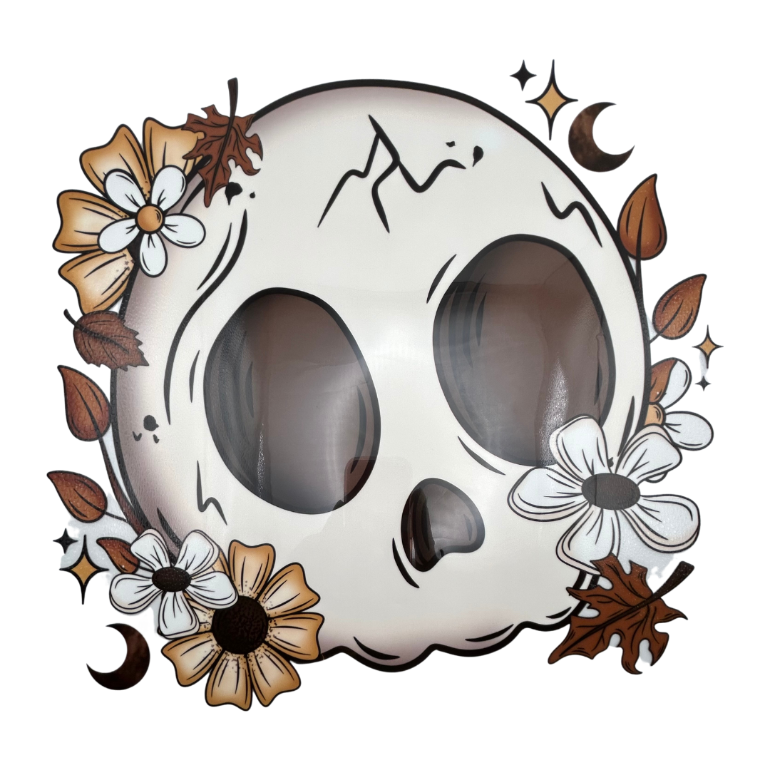 Skull Flower Face w/ Sleeve