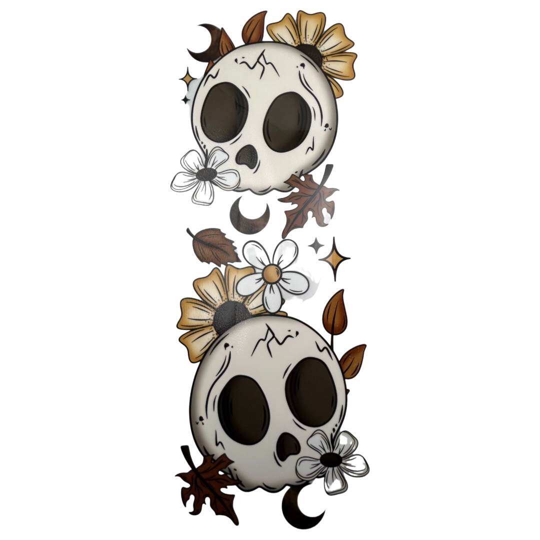 Skull Flower Face w/ Sleeve